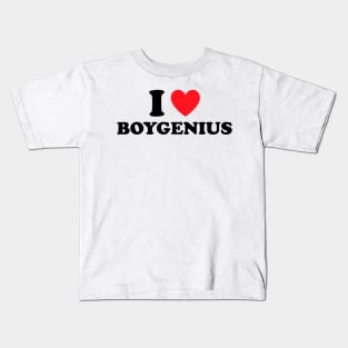 I Love Boygenius Kids T-Shirt